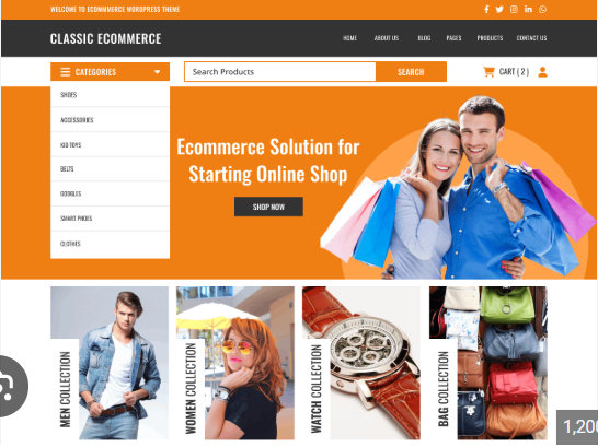 Store dashboard project preview