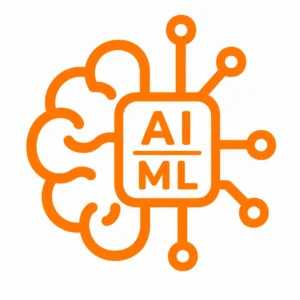 AI and machine learning icon